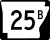 Highway 25B marker