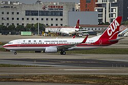 Boeing 737-800 der China United Airlines