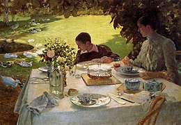 Almuerzo en el jardín(1883)