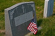 One of the few Vietnam War graves, Marine Lance Corporal Roy G. Rubin, buried more than 15 years after Cypress Hills filled up.