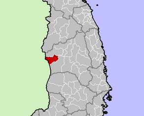 Location in Gia Lai province.