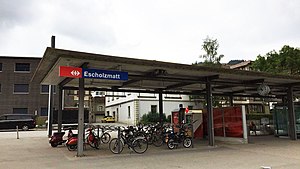 Canopy-covered platform