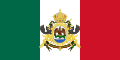 Bandera del Segundo Imperio mexicano (1865-1867)