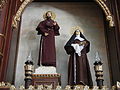 Religious images of Francis and Clare of Assisi