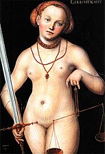 Gerechtigkeit, Lucas Cranach the Elder, 1537
