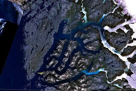 Satellite view of Nuup Kangerlua