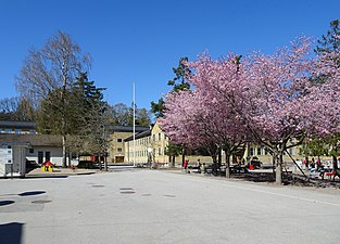 Skolgården.