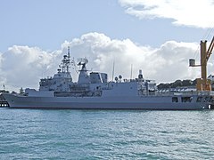 Moored at the Devonport Naval Base