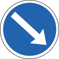 Keep right