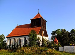 Die einst evangelische, jetzt katholische Kirche in Księży Lasek/Fürstenwalde