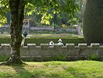 Walls and gates enclosing the garden to east and north of Lanhydrock House