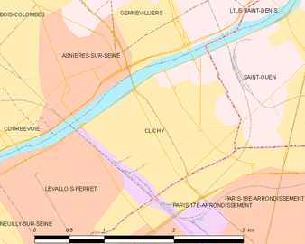 Carte de la commune.