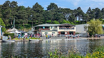 The clubhouse pictured during their 2024 Neptune Regatta