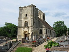 Vue depuis le cimetière.