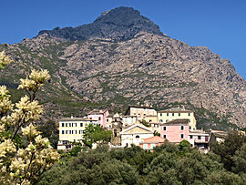 A view of the village of Ogliastro