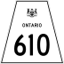 Highway 610 marker