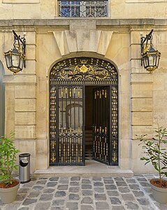 Courtyard door