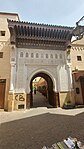 Entrance to the bazaar street on the south side of the complex