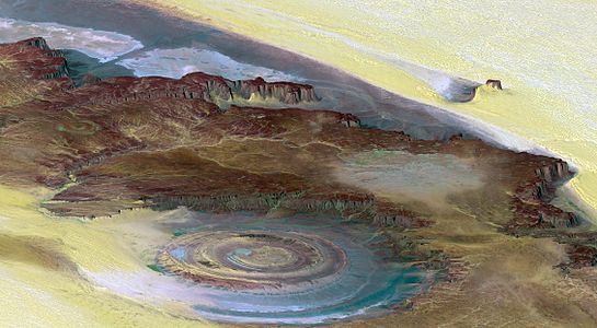 Richat Structure, by NASA