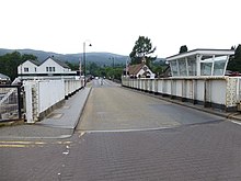 Swing bridge at Fort Augustus, from the A82