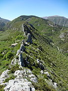 Le site de col du vieux village.