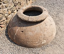 A terracotta jar