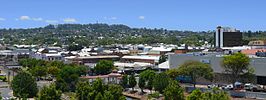 Toowoomba's CBD and Mount Lofty