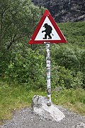 Trollstigen road signs