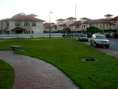 A typical Bukit Jelutong neighborhood.