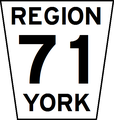 Request: Redraw as SVG. Taken by: Already existed New file: York Regional Road 71.svg