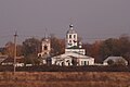 Собор Трійці Живоначальної (праворуч, на передньому плані), Іванівська церква (за собором) та Казанська церква (ліворуч)