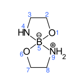 1,6-Dioxa-4-aza-9-azonia-5-borato-spiro[4.4]nonan