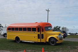 1946 Chevrolet school bus restored and customized