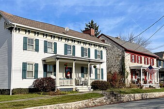 Moravian residences on High Street