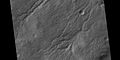 Close view of channels on rim of Hipparchus, as seen by HiRISE under HiWish program