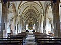 Le Faouët (Morbihan): l'église paroissiale Notre-Dame de l'Assomption, vue intérieure d'ensemble.