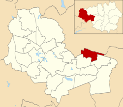 Atherton ward within Wigan Metropolitan Borough Council