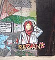 Mural of Rouzan al-Najjar