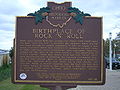 Image 4Sign commemorating the role of Alan Freed and Cleveland, Ohio, in the origins of rock and roll (from Rock and roll)