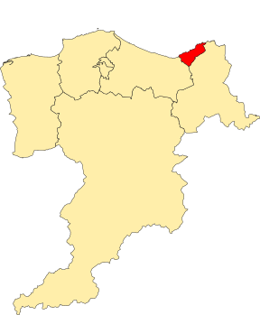 Location of the ward