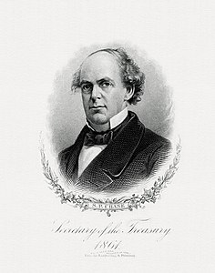 Salmon P. Chase, by the Bureau of Engraving and Printing (restored by Godot13)