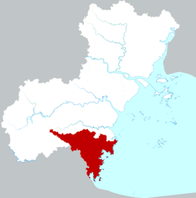 Localisation de Cāngnán Xiàn