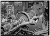 A-C Steam Turbine with engine housing removed, 1929