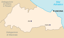 Delegazione di Ancona – Mappa