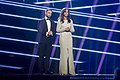 Måns Zelmerlöw e Petra Mede, presentatori dell'edizione 2016 a Stoccolma