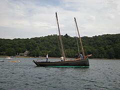 Chaloupe sardinière Eulalie de Douarnenez en Bretagne.