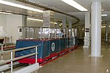 Subway car traveling to the Russell Senate Office Building in 2003