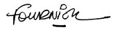 signature de Jean-Claude Fournier