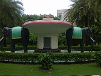 Photo:Gajenjra Circle, IIT Madras