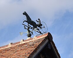 Girouette - Sulky à Beuvron-en-Auge (Calvados).